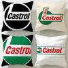Классический бренд Castrol Подушка-чехол Мягкая Легко стираемая Наволочка Универсальная для Дивана Постели Путешествий и Офиса