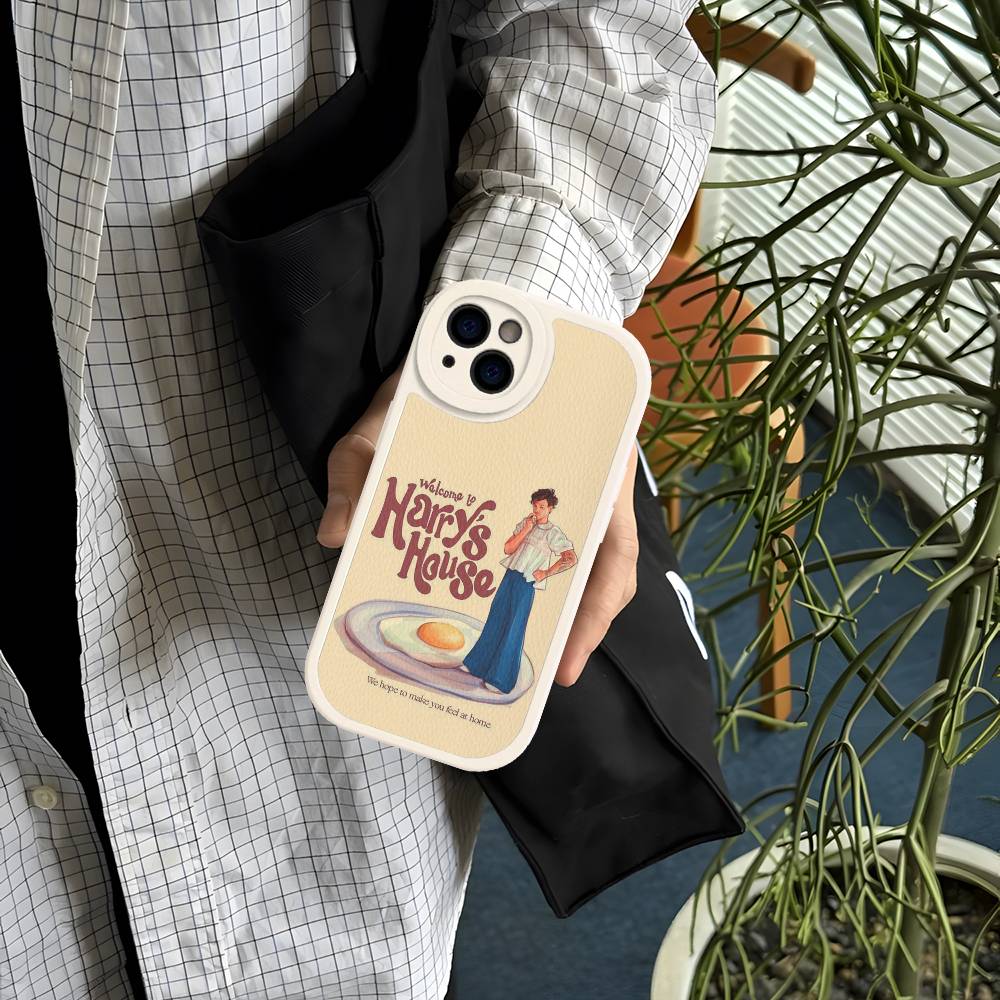 Чехол для телефона Harry's Phone Case Singer S-Styles Love On Tour для IPhone 16 15 14 13 12 11 Pro Max Plus Мягкая кожаная крышка