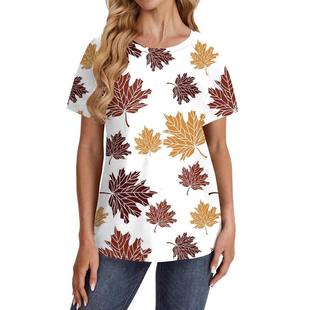 Женские футболки с коротким рукавом, милые туники с круглым вырезом, топы, базовые футболки, блузки, свободный пуловер