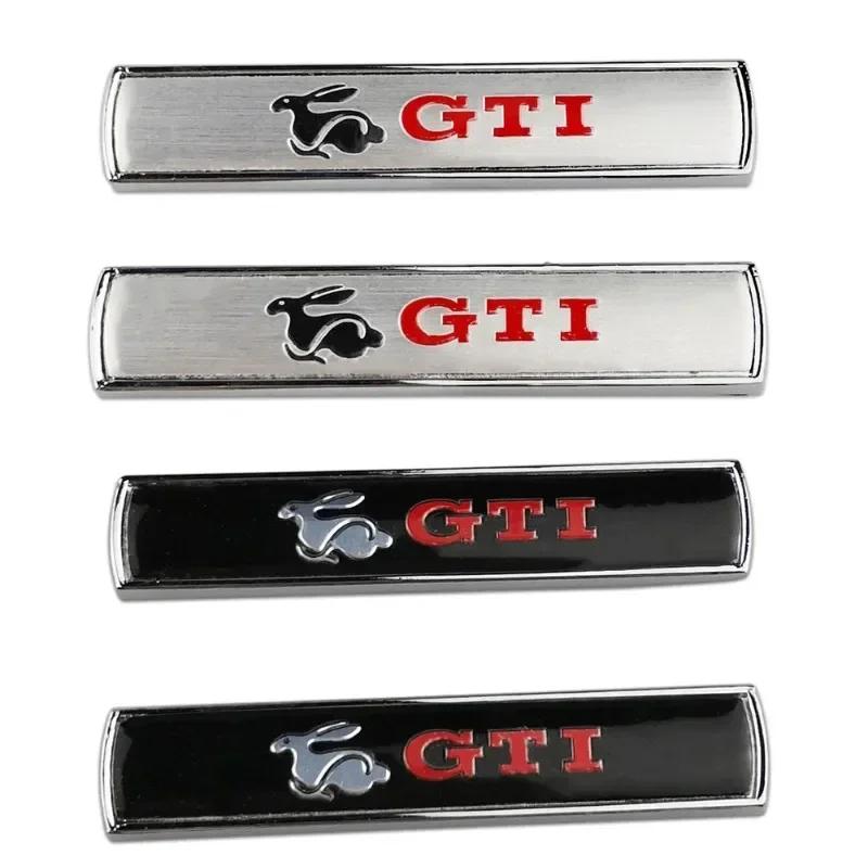 XMZSA1 Metal Car Emblem Badge Car Body Decoration Sticker for Volkswagen VW Rline GTI ABT Golf Beetle Polo Bora Tiguan Jetta Scirocco