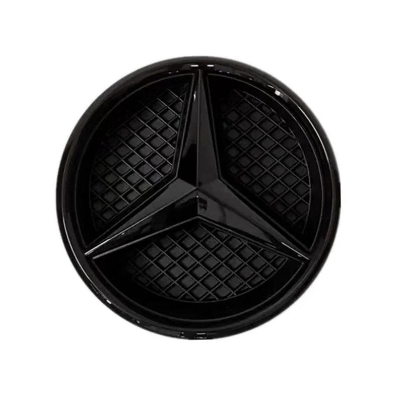 FTI5 3D Car Grill Emblem Star Badge Front Grill Logo Mercedes Benz Amg W204 W205 W213 X253 A B C E S CLA GLB GLC GLE GLS Accessories