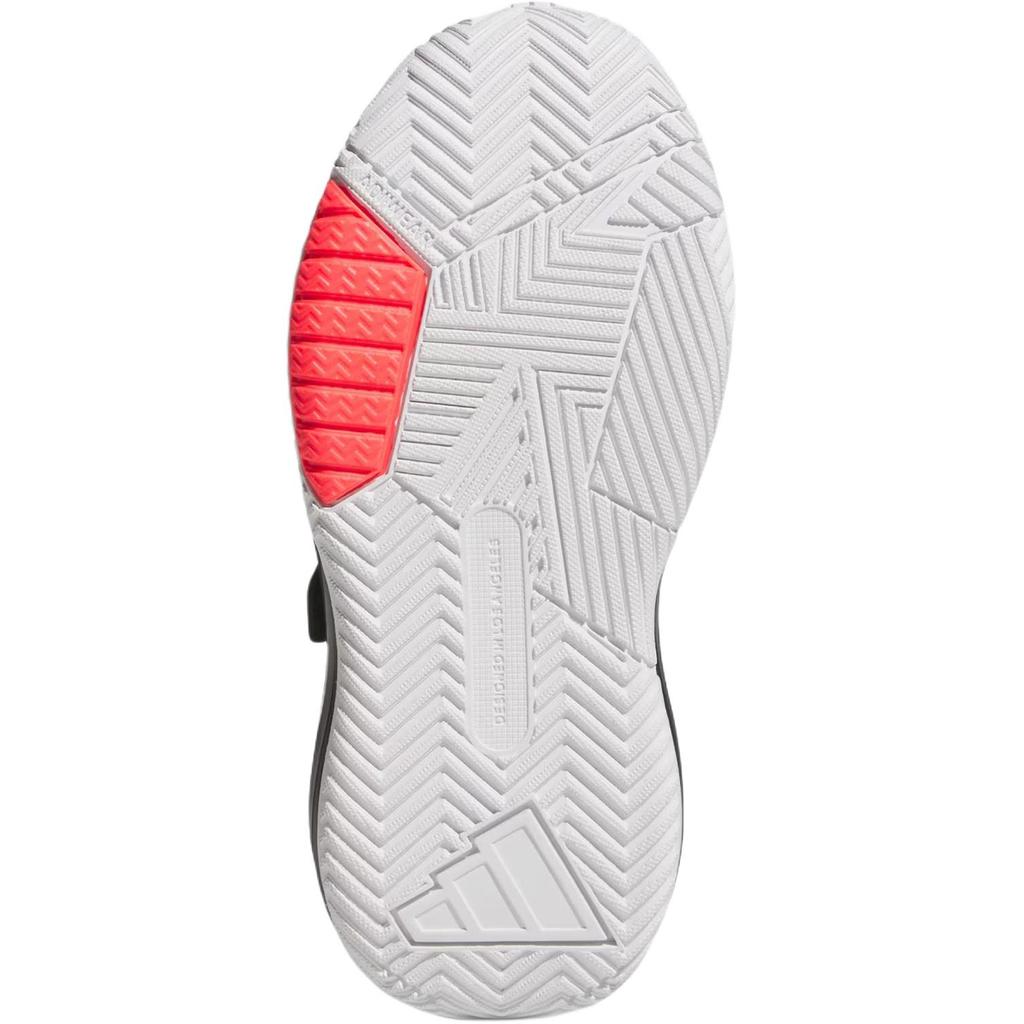 adidas OwnTheGame Высокие Детские Баскетбольные Кроссовки Черно-Красные Детские Кроссовки JQ7939