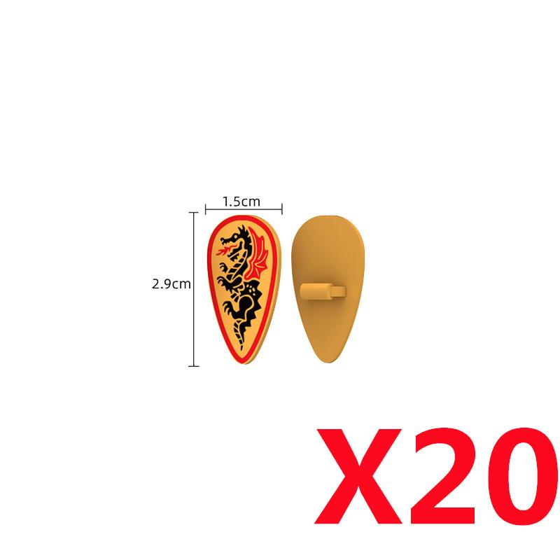 Набор средневековых строительных блоков с солдатами, лошадьми и настраиваемой броней для детей от 6 лет