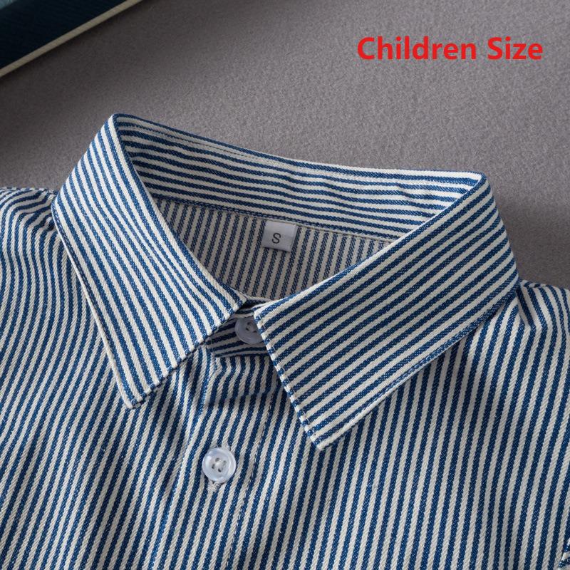 Striped Shirt Detachable Collar XS-M Fake Collar for Children Removable Blouse Half Shirt Kids Lapel False Collar Boys Faux Col