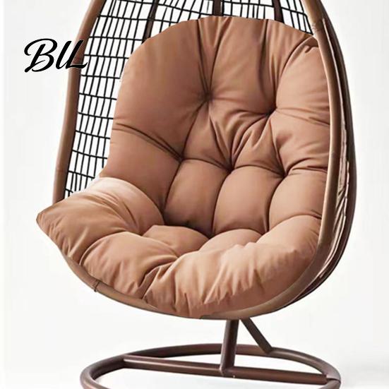 Egg Chair Cushion with Back Support, Hanging Swing Pad Replacement for Patio Chairs Ties, Waterproof Seat All Weather Outdoor