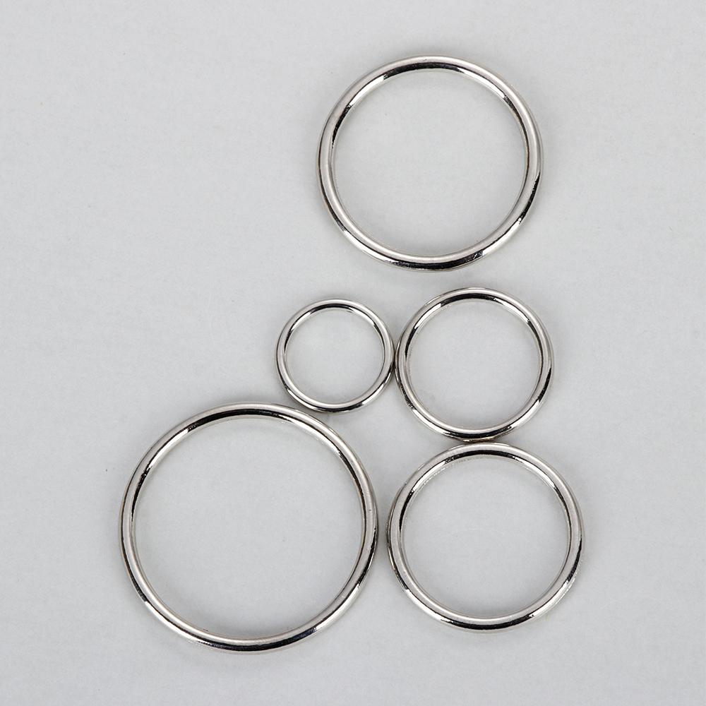 Hot Webbing Pet Collar Bag Parts Sewing Accessories O Ring Metal Buckle
