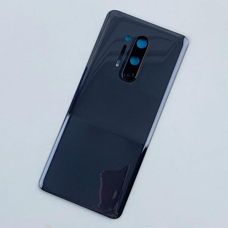 Стеклянная крышка для Oneplus 8 Pro, стеклянная задняя крышка батарейного отсека, заднее стекло 1 + 8Pro, корпус с объективом камеры