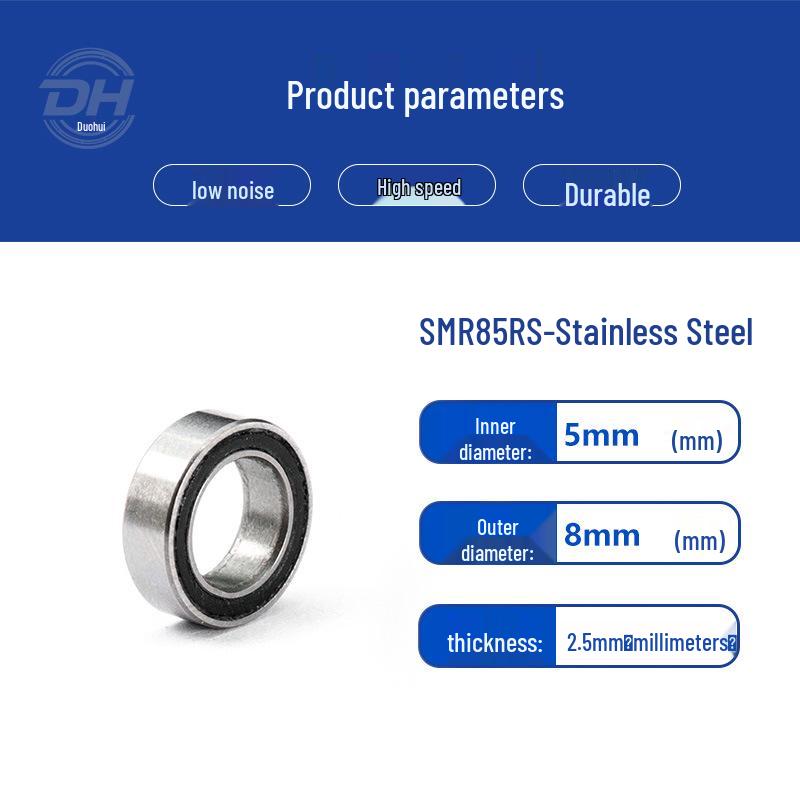 Rust-Proof Stainless Steel Miniature Pulley with Deep Groove Ball Bearing - Anti-Corrosion Gyroscope Ornament Accessory