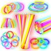 Glow Sticks, Pack of 100 8-Inch Glow Sticks with Connectors for Balls and Bracelets, Light-Up Toys for Supplied[1]