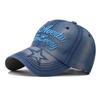 Denim Baseball Cap With Embroidery For Unisex Casual Summer Fashion