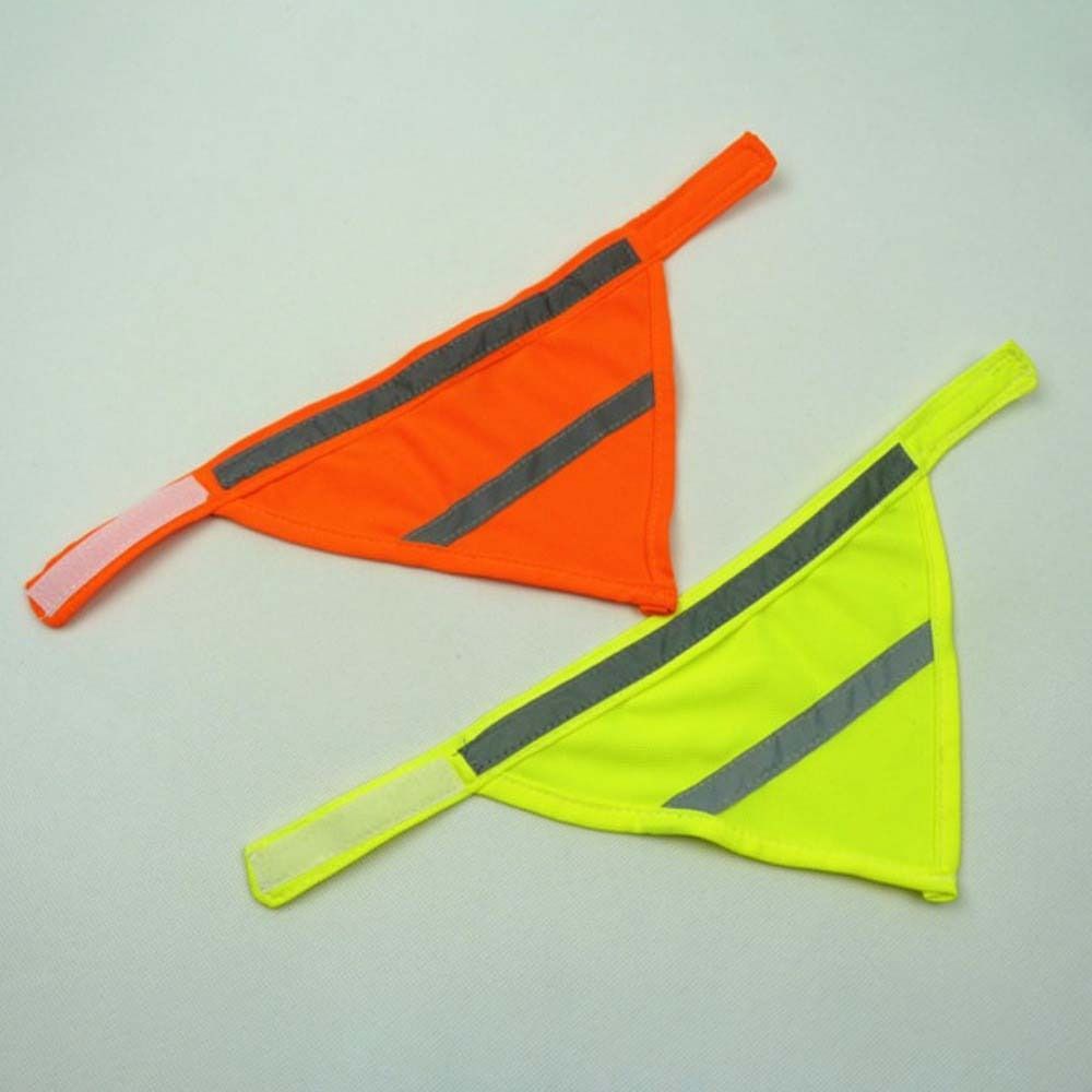 Слюнявчик для щенка Видимый нагрудник для питомца Отражающая флуоресцентная одежда для животных Собачий безопасный шарф Бег