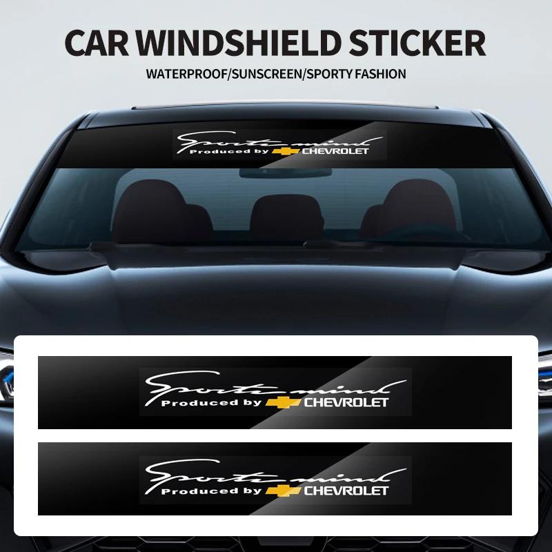 bwlk1 Car Front Windshield Stickers Auto Decorative Decals For Chevrolet Silverado Impala Malibu Equinox Cruze Camaro Cavalier Blazer