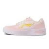 Li Ning Скользящая лодка Нескользящие Устойчивые к истиранию Низкие Скейтбордические кроссовки Женские Желто-розовые AGCS420-6(Команда837-)