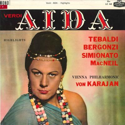 LP Запись ТЕБАЛЬДИ,БЕРГОНЦИ,СИМЬОНАТО,МАКНИЛ, - Верди/Аида-избранное LC68 LONDON Япония Классика Б/У