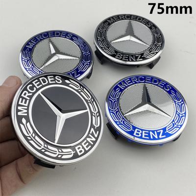 4 шт.--75 мм Колпачок ступицы колеса Эмблема Замена Для Mercedes Benz AMG C180 C200 E260 E300 ML350 W230 W204 W205 W210 W211 A1714000025