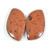 Natural Marconi Jasper Matched Pair Fancy Cabochon Loose Gemstone 11X23X03MM SK-303