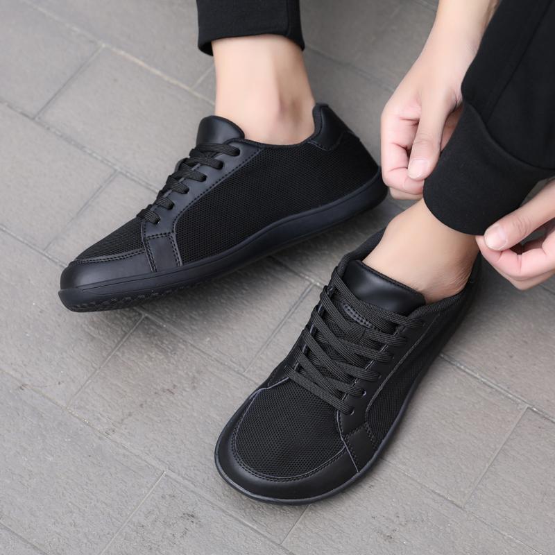 Легкая дышащая уличная обувь для ходьбы Минималистичные кроссовки с широким носком Повседневные кроссовки Обувь для тренировок в зале Спортивная обувь Нескользящая