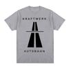 Винтажная футболка Kraftwerk Autobahn Music Electronic Synth Neu! Krautrock Хлопковая мужская футболка Новая футболка Футболка Женские топы
