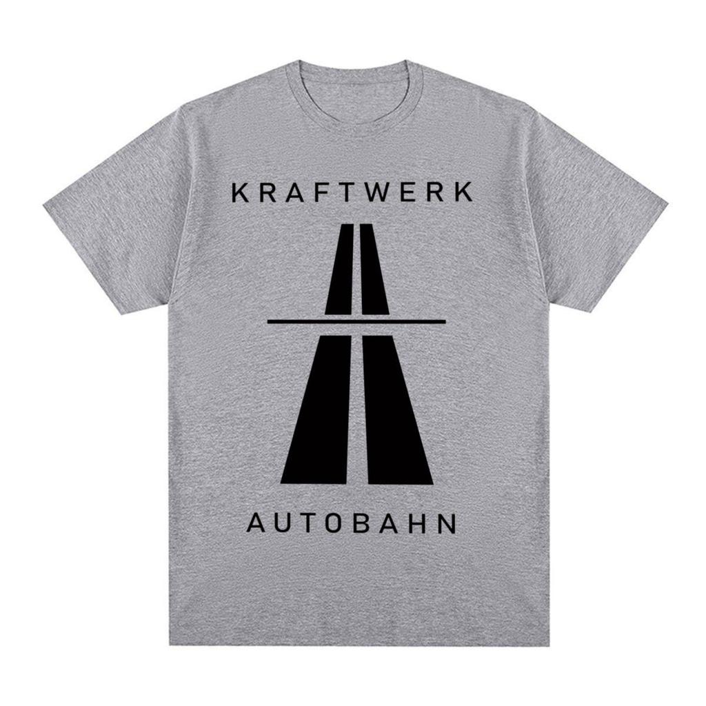 Винтажная футболка Kraftwerk Autobahn Music Electronic Synth Neu! Krautrock Хлопковая мужская футболка Новая футболка Футболка Женские топы
