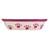 Pet Rageous Designs Cat Tableware Pet Paw Baby Plum
