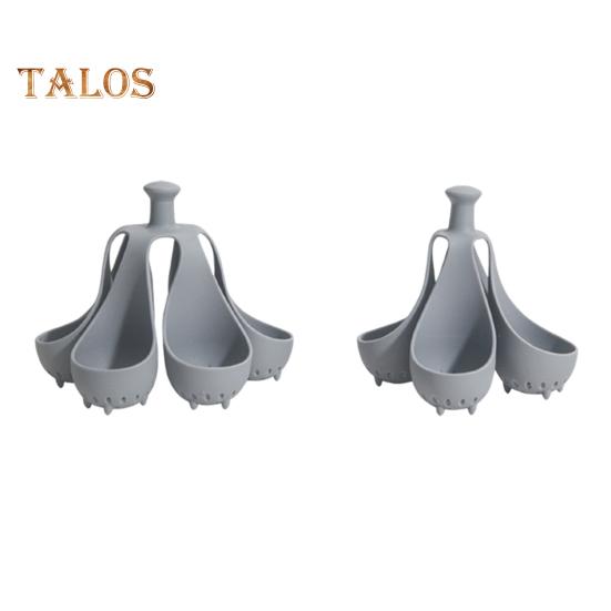 Силиконовый лоток для яиц с 4/6 отверстиями. Устойчивый к высоким температурам яйцеварка для быстрого приготовления. Ручка с защитой от ожогов. Легко очищаемый держатель для яиц.