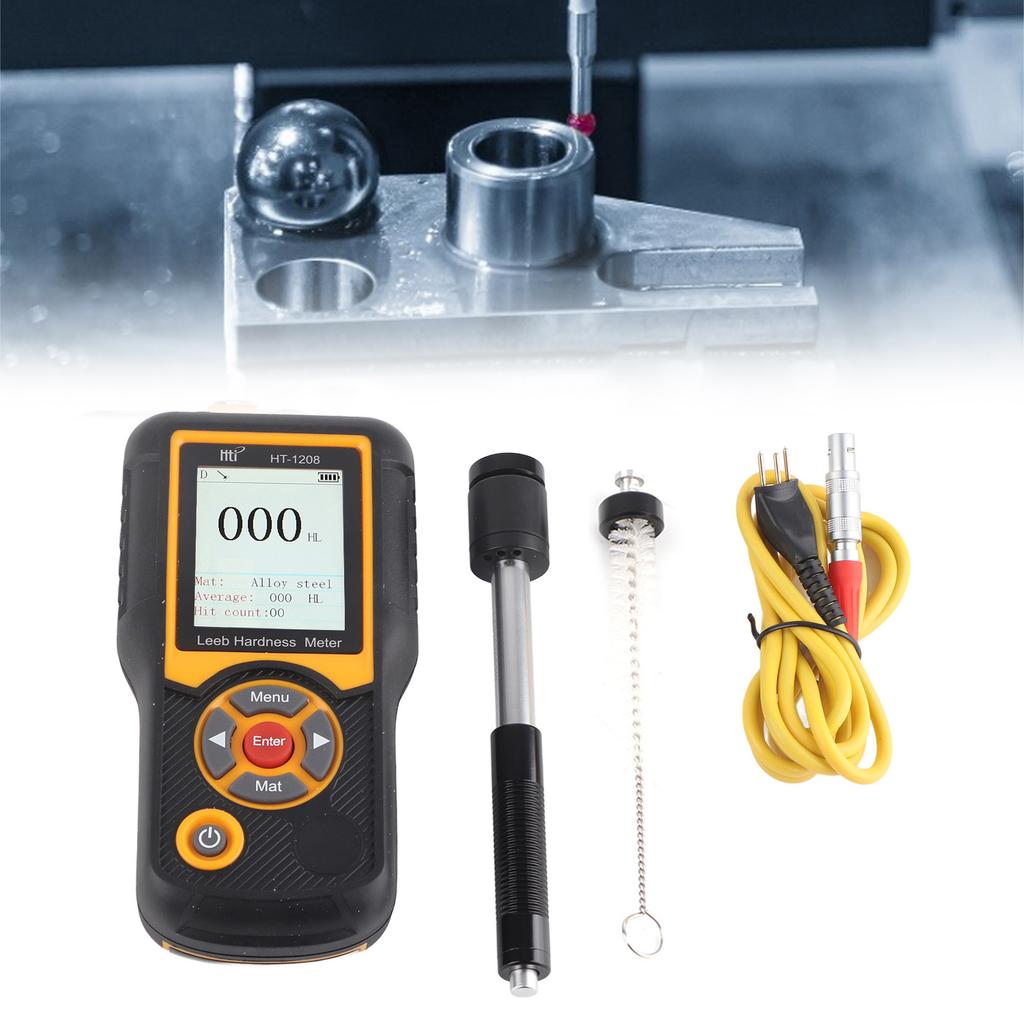 Digital Hardness Tester ABS High Accuracy Hardness Meter Durometer Scale with Color Screen Digital Hardness Tester
