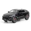 Модель автомобиля Lamborghini URUS Bison SUV Coupe в масштабе 1/24, имитирующая звук и свет, коллекционная игрушка-подарок.