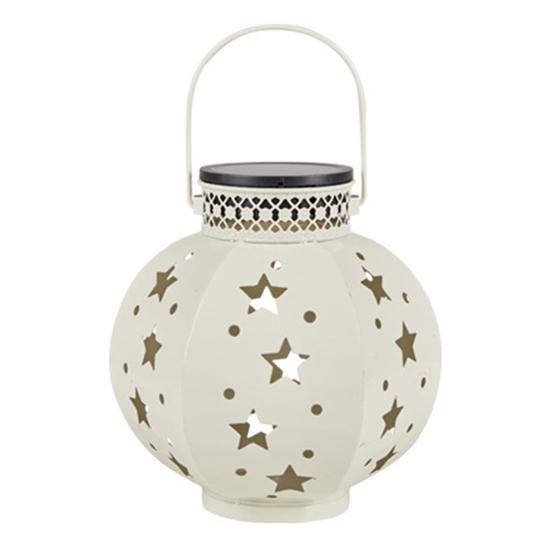 Уличный Звездный Солнечный Фонарь Водонепроницаемый Садовый Светильник со Звездным Полым Дизайном Теплое Светодиодное Свечение Солнечная Лампа для Двора Патио Веранды Газона Дорожки Украшение