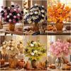 Silk Leaves Artificial Mapple Leaves Branch Multicolor Halloween Decorative Flower  Thanksgiving