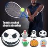 Амортизатор для теннисной ракетки Paddle Shock Absorber Pumpkin Snowman Силиконовые амортизаторы для тенниса Бадминтонные ракетки Аксессуары для тенниса