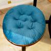 Extra Thick Fluffy Velvet Cushion Pad for Long Sitting - Large Round Chair or Floor Mat