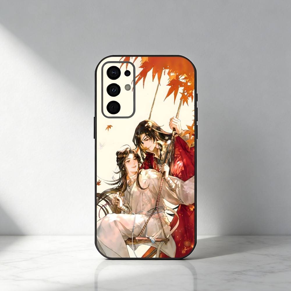 Чехол для телефона Xie-Lian Anime Hua-Cheng TGCF для Samsung S25, S24, S21, S22, S23, S20, Ultra, S26, Plus, Fe, Note, 5G Черный