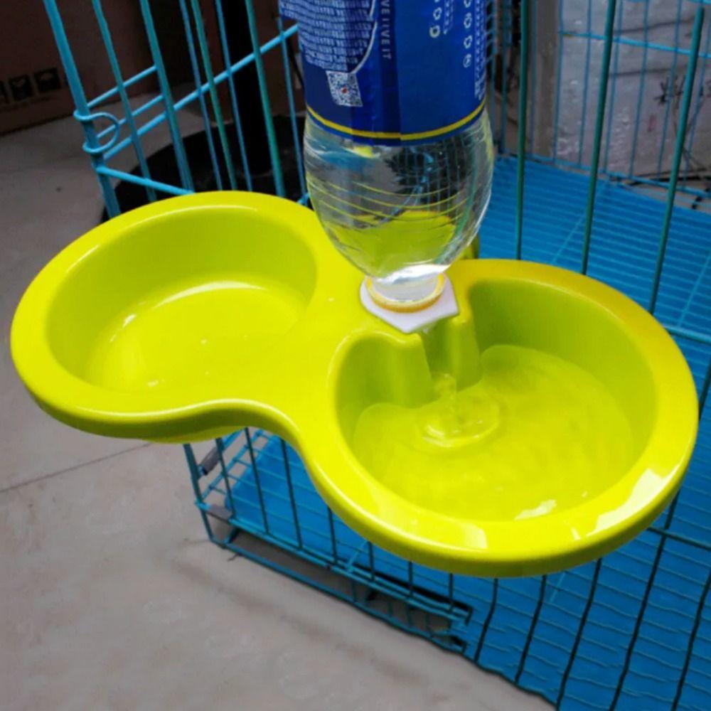 Подвесная подвесная клетка, двойная миска для собак, двойная миска, фонтан для воды для домашних животных, миска для воды для корма для собак, кошки