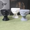 Succulents Plant Pot 3D Printed Lip-Shaped Flower Pot, Artistic Sculptural Planter with Matte Finish, Multifunctional Minimalist Desk Decor for Living