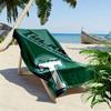 Tulane Green Wave Print Beach Towel, Large Soft Quick Dry Towel for Beach Camping Swimming