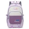 Stylish Color Block Backpack for High School Students - Large Capacity Casual Schoolbag