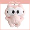 Pink Garfield Plush Keychain With Pp Cotton Filling Perfect For Collectors And Gifts