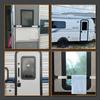TONDA RV Screen Door Handle, RV Door Handle Grab Bar For Travel Trailer Camper Motorhome, Adjustable From 21-5/8 Inch To 28-5/8 Inch