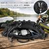 compact waist bag for stream includes fishing pliers and safety rope Waterproof, compartmentalized, multi-functional, bag/body fishing, (4-piece set).