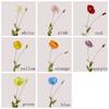Large Fake Poppies Beautiful Artificial Flowers Silk Flower Poppies branch  New Year's Decor