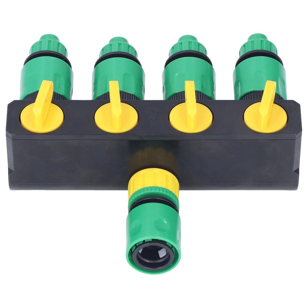 Разветвитель для водяного шланга Материал АБС 4-ходовой Нержавеющий Прочный Разветвитель для садового полива для
