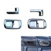 HINO Grand Pro Inner Handle Set and Chrome Fits New Loop Profia Profia/Ranger Cover/Garnish (Left Right) Plated, Stick-On Type, Profia/Air [Used]