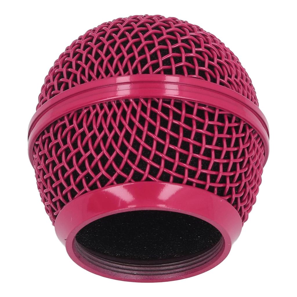 Microphone Grill Ball Grill Mic Replacement Ball Head Steel Mesh Microphone Grill Head for SM58S SM58LC BETA58 BETA58A SA M30 SV100 UT2 PGX24 SLX4