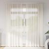 VidaXL Voile Curtains with Eyelets 2 Pcs Cream, Net Curtain, Sheer Curtain, Window Voile, Treatment of 4102268