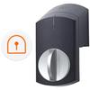 [Official] SADIOT LOCK2 Black, a Smart Lock from a Japanese Manufacturer, Compatible with Apple Watch and Ring, for Entry Doors, Hands-free Smart Key,