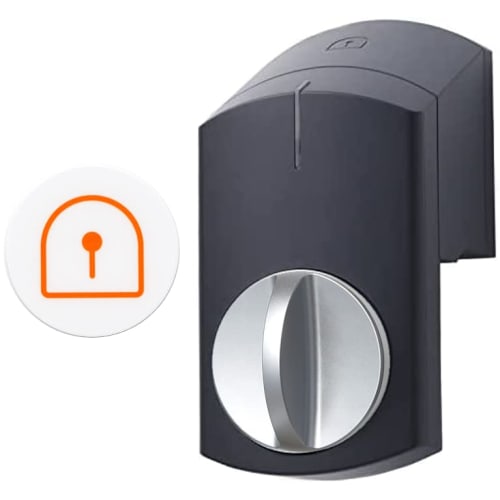 [Official] SADIOT LOCK2 Black, a Smart Lock from a Japanese Manufacturer, Compatible with Apple Watch and Ring, for Entry Doors, Hands-free Smart Key,