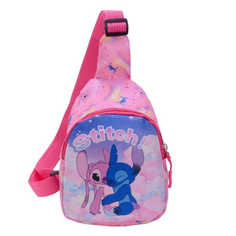 Мини-сумка через плечо Stitch для детей из прочного нейлона для дошкольников