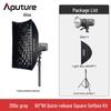 Aputure 300 Вт полноцветный светодиодный видеосвет с софтбоксом