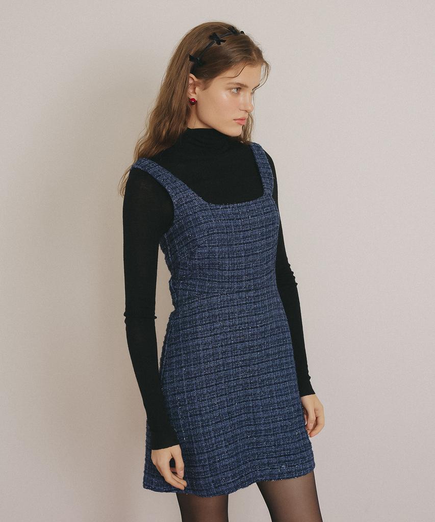 Bember Sleeveless Mini Dress_Navy