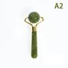 Natural Jade Ball Face Roller Gua Sha Scraper Massager Facial Eye Beauty Massager Roller Face Lifting Wrinkle Remover Skin Care